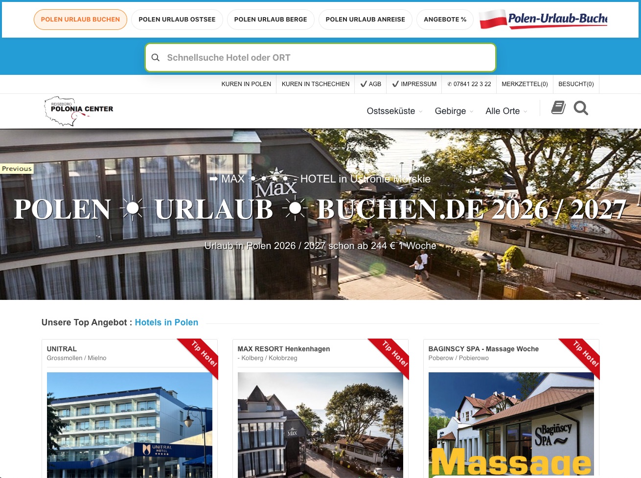 polen urlaub buchen